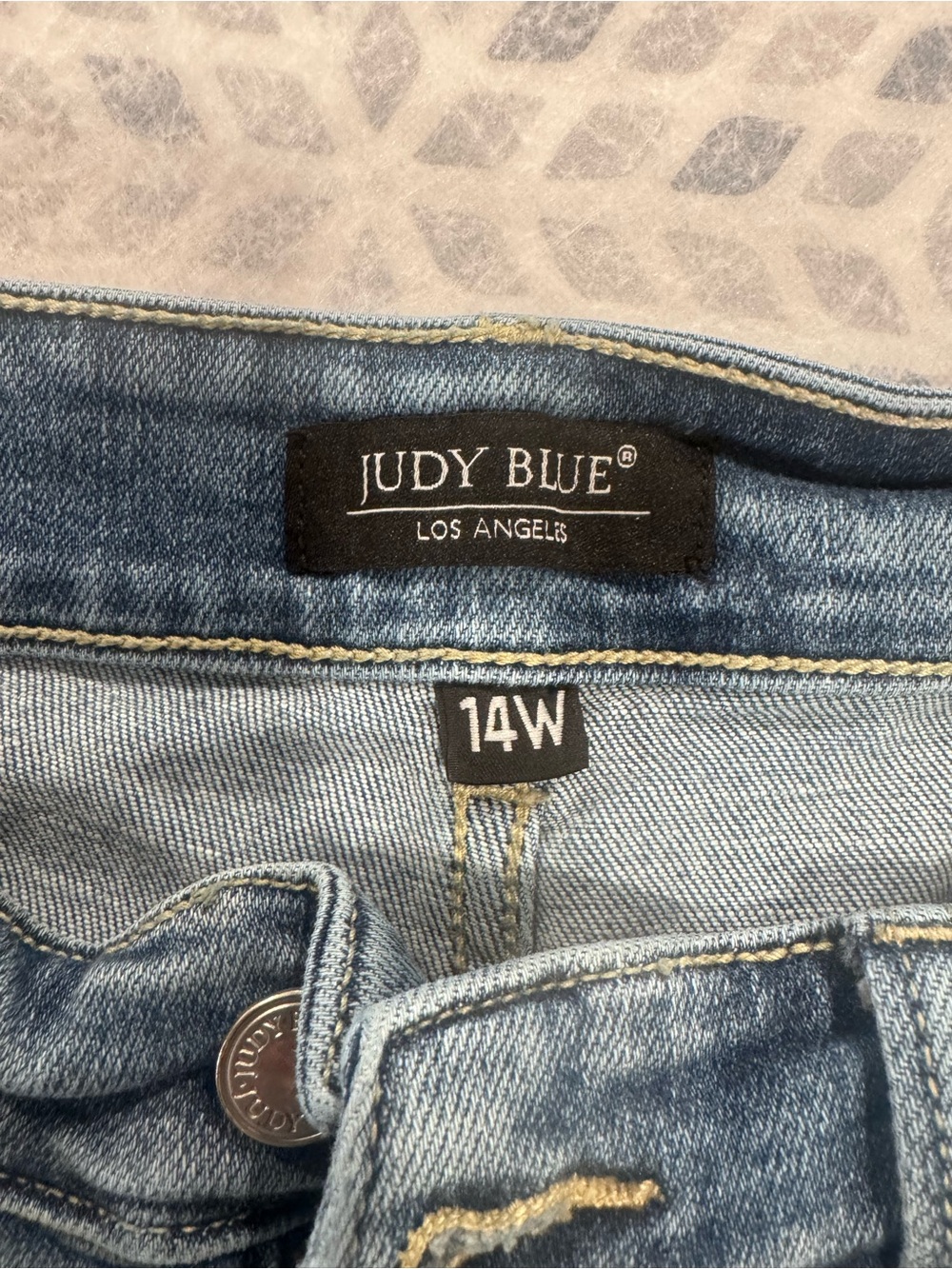 Judy Blue 14W Skinny Jeans Medium Wash Stretch Curvy Boutique Denim